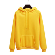 Load image into Gallery viewer, Autumn Winter Fashion Solid color Harajuku Lotus root pink Pullover Thick Loose Women Hoodies Sweatshirts Female Casual
