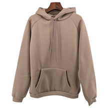 Load image into Gallery viewer, Autumn Winter Fashion Solid color Harajuku Lotus root pink Pullover Thick Loose Women Hoodies Sweatshirts Female Casual