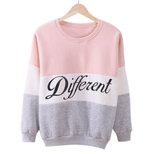 Load image into Gallery viewer, Autumn Spring Women Hoodies Patchwork  Long Sleeve Sweatshirt Fleece Tracksuits Long Sleeve O-neck Pullover Tops