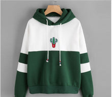 Load image into Gallery viewer, Women Long Sleeve Pullover Hooded cactus printed Sweatshirt Casual Winter hoody hoodies sweatshirt for women plus size S to XXL