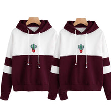 Load image into Gallery viewer, Women Long Sleeve Pullover Hooded cactus printed Sweatshirt Casual Winter hoody hoodies sweatshirt for women plus size S to XXL