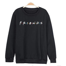Load image into Gallery viewer, Womens FRIENDS Print Hoody Sweatshirt Ladies Casual Pullover Jumper Tops Loose Letter Comfort Female Coats Outwear