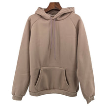 Load image into Gallery viewer, Autumn Winter Fashion Solid color Harajuku Lotus root pink Pullover Thick Loose Women Hoodies Sweatshirts Female Casual